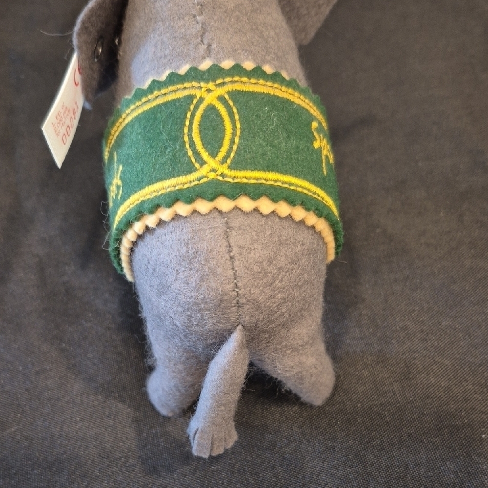 Steiff Made For Harrods Gray Elephant Plush - Picture 7 of 9
